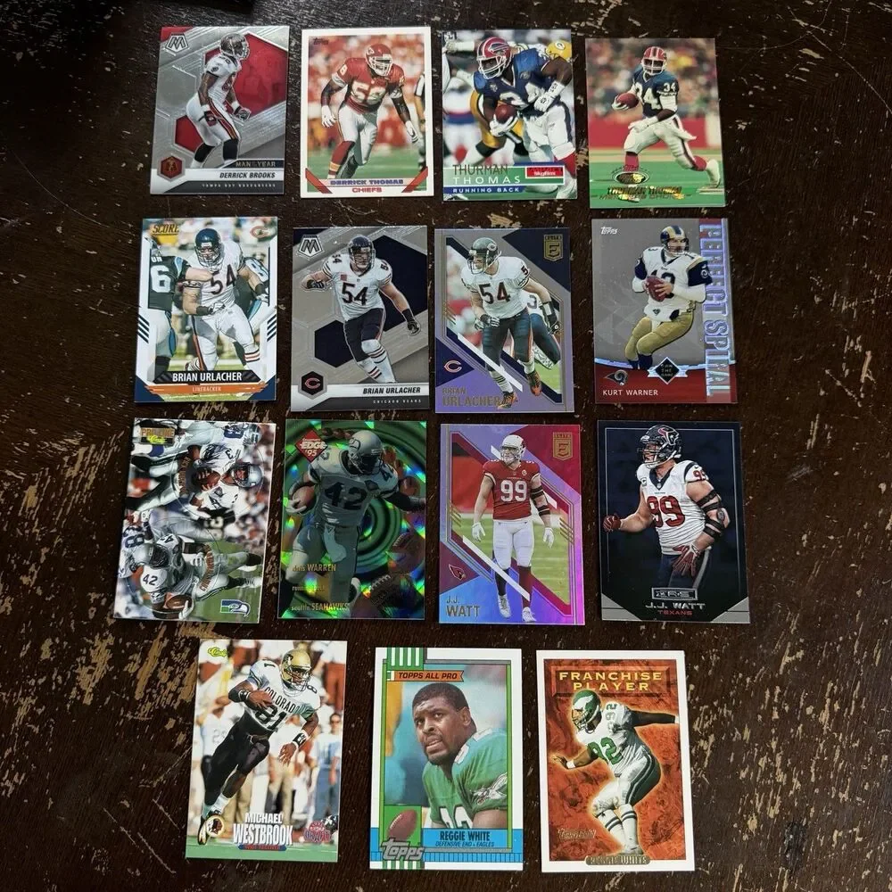 Football Cards Lot 200 NM ALL STARS w 1997 Pacific Diagon Silver Barry Sanders
